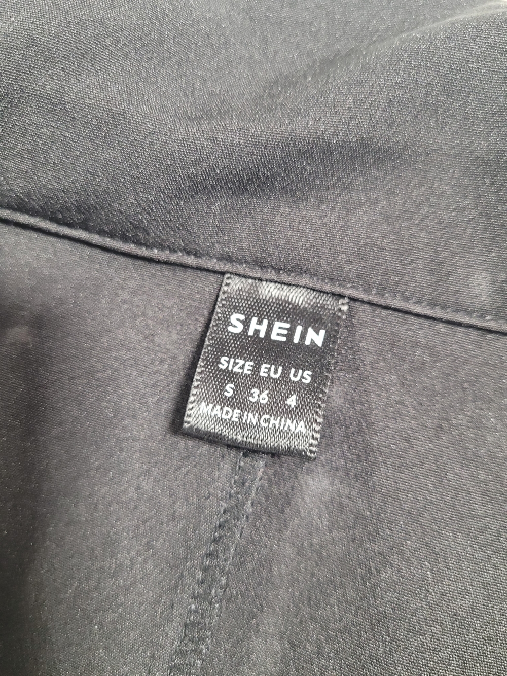 SHEIN Charcoal Single-Button Tailored Blazer - Picture 2 of 3